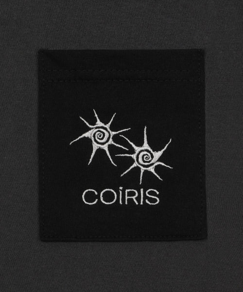 CONTRAST SHORT SLEEVE TEE - 2 COLORS BLACK