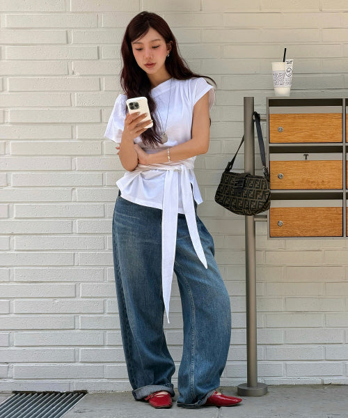 TEE T-SHIRT OW6ME6660 - 2 COLORS WHITE