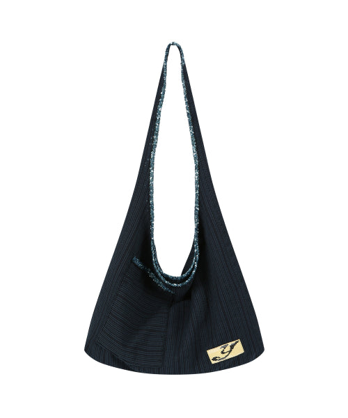 GLITTER BAG (NAVY STRIPE) NAVY
