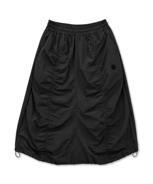 SHIRRING SKIRT BLACK