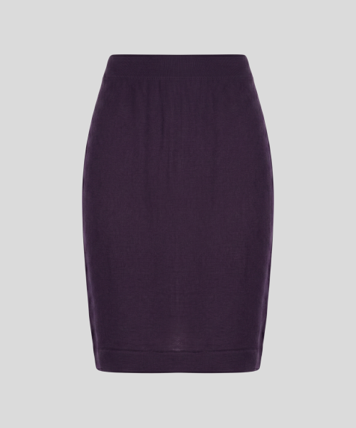 TALA CLASSIC H-LINE MIDI SKIRT SEA ISLAND - 4 COLORS BURGUNDY