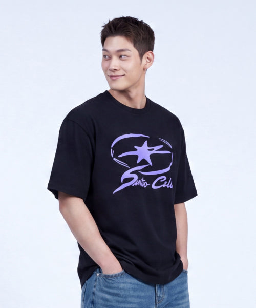 OVERFIT SHORT SLEEVE TEE - 2 COLORS BLACK