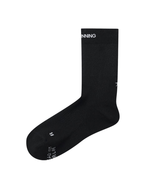 TECHNICAL CORE CUSHIONING RUNNING SOCKS - 2 COLORS BLACK