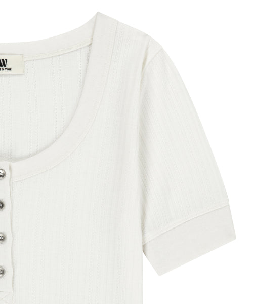 T-SHIRT - 2 COLORS IVORY