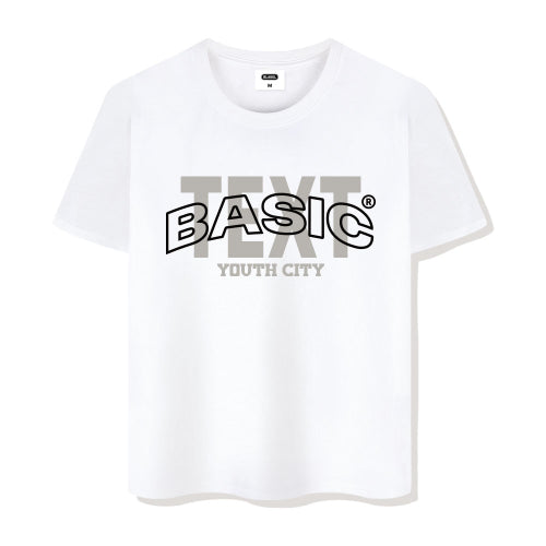 TEE OVERFIT SHORT SLEEVE TEE SHIRT 4 COLOR [BLSE_2002] - 4 COLORS WHITE