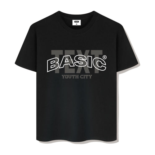 TEE OVERFIT SHORT SLEEVE TEE SHIRT 4 COLOR [BLSE_2002] - 4 COLORS WHITE