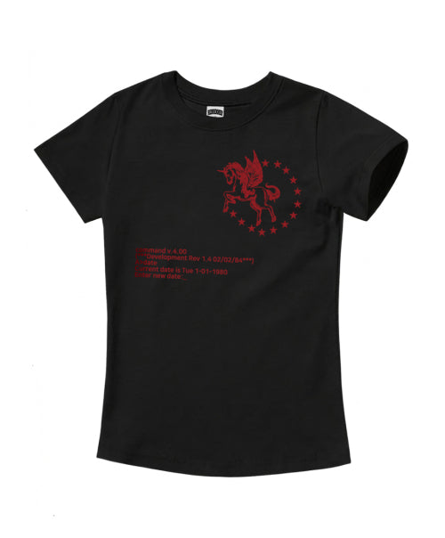 DTF SHORT SLEEVE TEE SHIRT - 2 COLORS WHITE