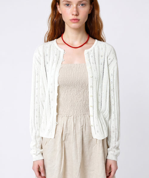 CARDIGAN _2 _S M - 2 COLORS IVORY