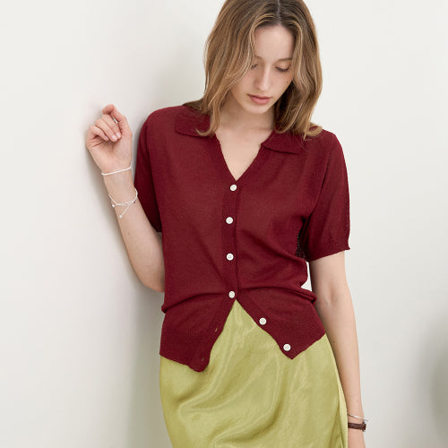 KNIT - 2 COLORS RED