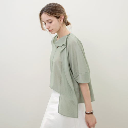 BLOUSE - 2 COLORS KHAKI