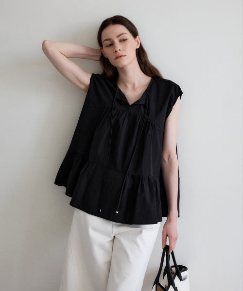 BLOUSE - 3 COLORS BLACK
