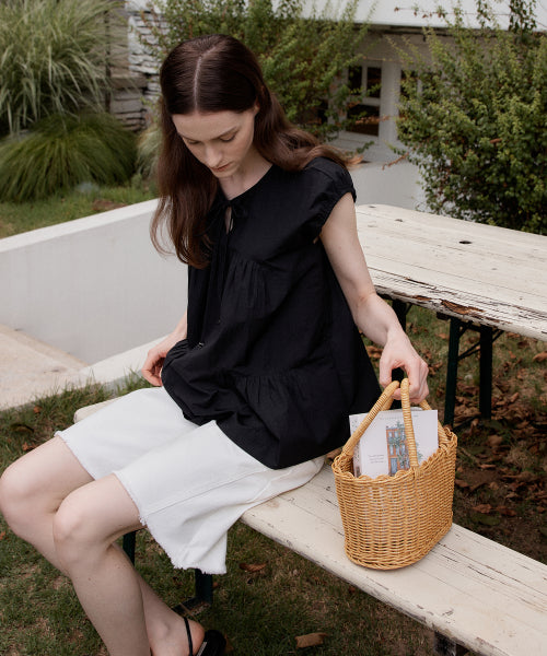 BLOUSE - 3 COLORS BLACK