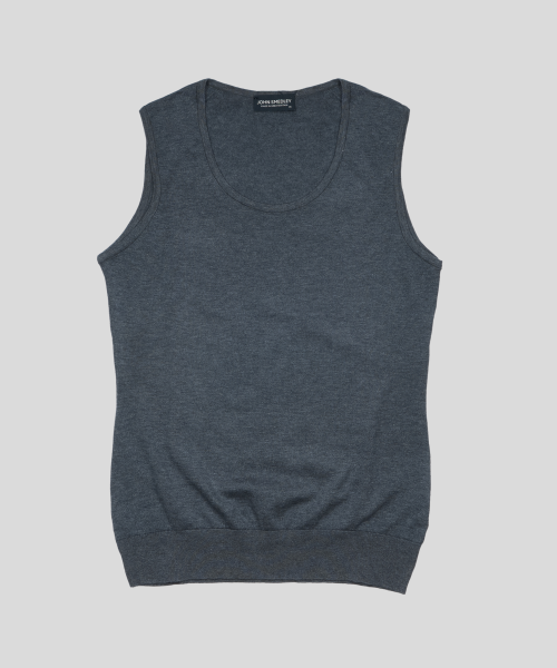 SAIL CLASSIC ROUND-NECK SLEEVELESS SEA ISL - 6 COLORS CHARCOAL
