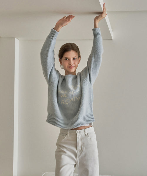 [2COLOR] KNIT - 2 COLORS IVORY