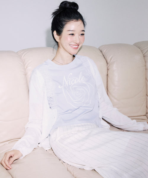 NICOLE ROSE CROP TOP #徐睿知同款! - 5 COLORS WHITE