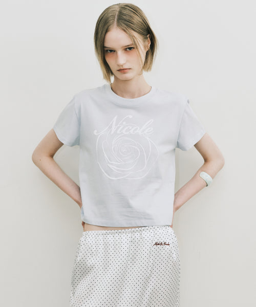 NICOLE ROSE CROP TOP #徐睿知同款! - 5 COLORS WHITE