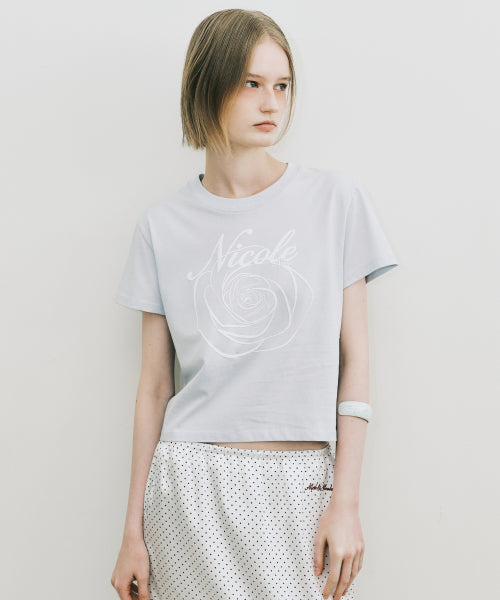 NICOLE ROSE CROP TOP #徐睿知同款! - 5 COLORS WHITE