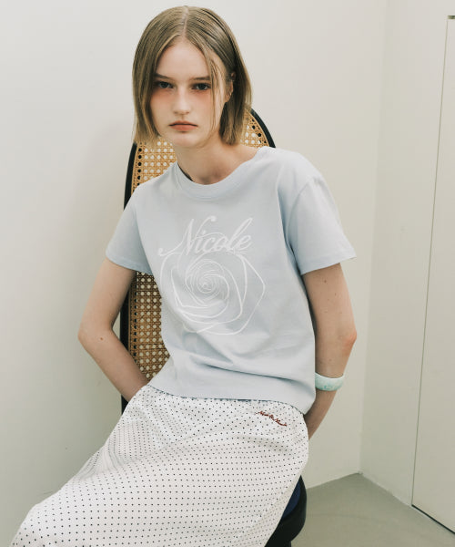NICOLE ROSE CROP TOP #徐睿知同款! - 5 COLORS WHITE