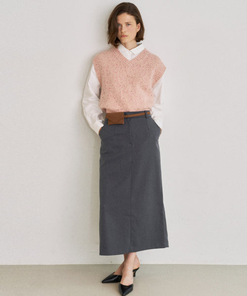 [3COLOR] V KNIT - 3 COLORS IVORY