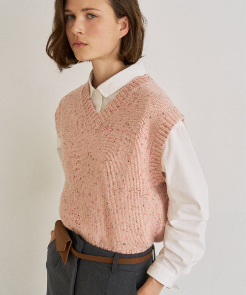 [3COLOR] V KNIT - 3 COLORS IVORY