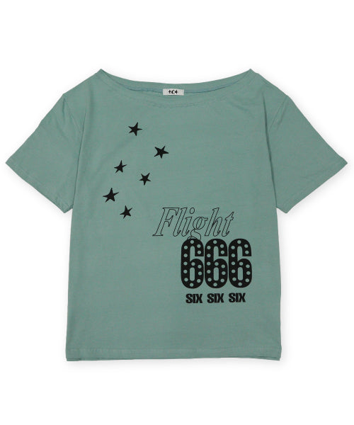FLIGHT 666 SHORT SLEEVE TEE - 2 COLORS MINT