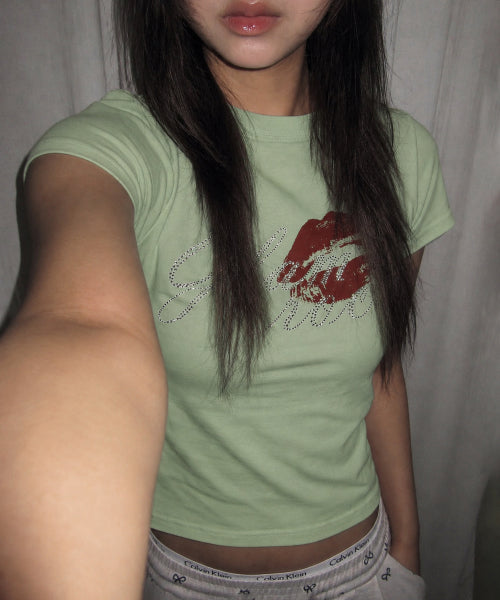 GLAM ROCK SHORT SLEEVE T-SHIRT - 2 COLORS MINT