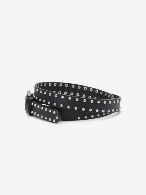 DOUBLE STUD BELT BK B261PHC004BK1 BLACK