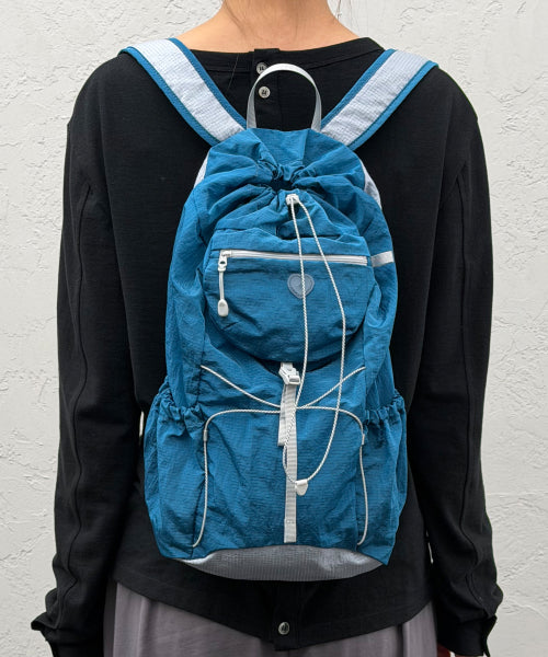 AIRY POCKET BACKPACK - 9 COLORS AQUA BLUE