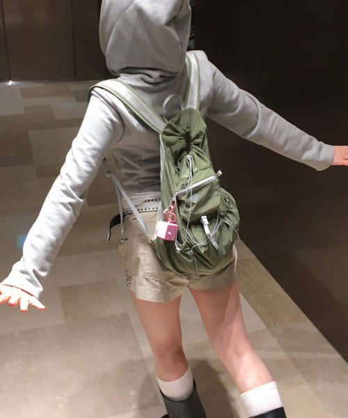 AIRY POCKET BACKPACK - 9 COLORS KAKHI