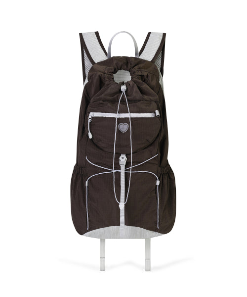 AIRY POCKET BACKPACK - 9 COLORS BROWN