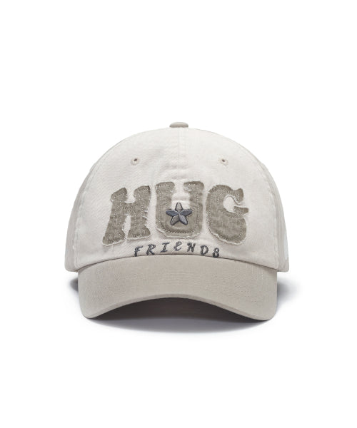 HUG FRIENDS CAP - 15 COLORS 모카 베이지