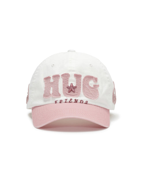 HUG FRIENDS CAP - 15 COLORS BERRY PINK