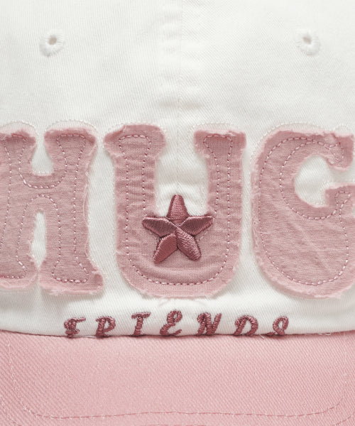 HUG FRIENDS CAP - 15 COLORS BERRY PINK