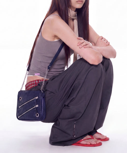 DUSK MINI CROSSBODY BAG - 3 COLORS DEEP BLUE