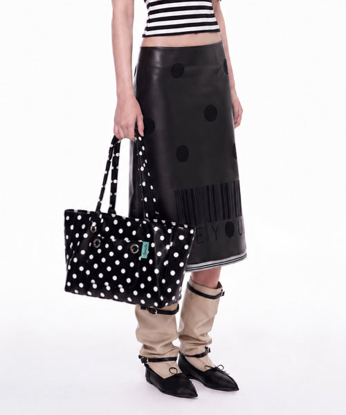 VEIL SHOULDER BAG - 3 COLORS DOT BLACK