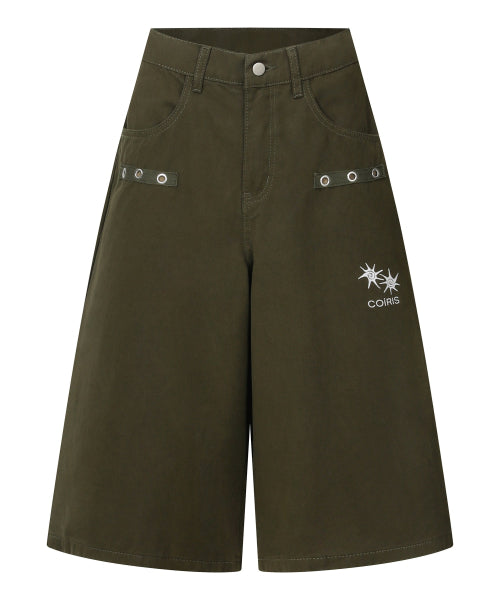 BACK TEE LOGO PANTS UNISEX - 2 COLORS BLACK
