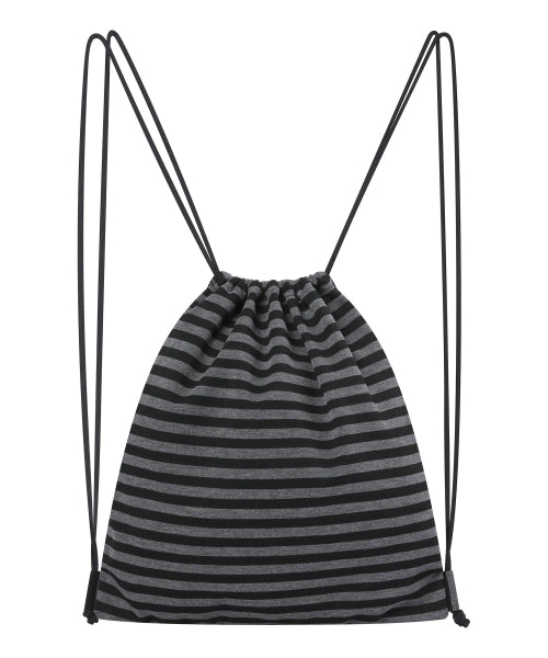 STRIPE UNISEX CHARCOAL