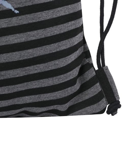 STRIPE UNISEX CHARCOAL