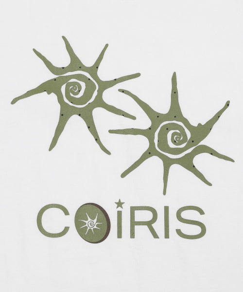 DOT SHORT SLEEVE TEE - 2 COLORS WHITE
