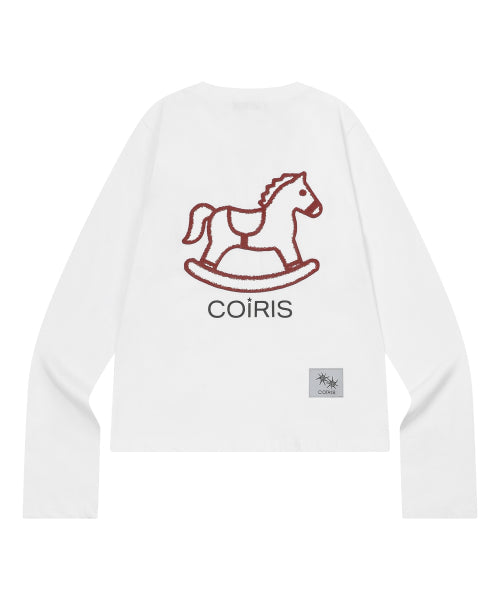 GRAPHIC LONG SLEEVE TEE - 4 COLORS BLACK
