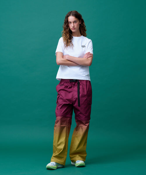 GRADIENT CONVERTIBLE HIKING PANTS - 2 COLORS RED