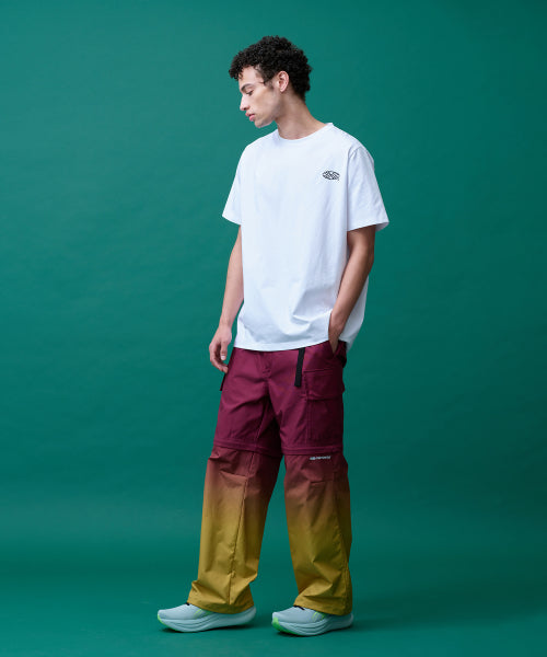 GRADIENT CONVERTIBLE HIKING PANTS - 2 COLORS RED