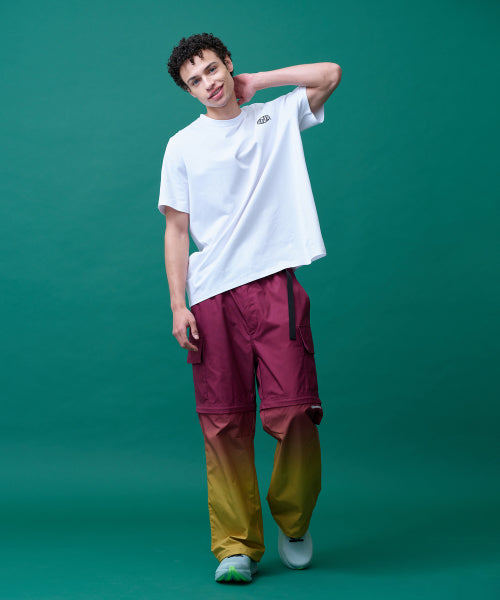 GRADIENT CONVERTIBLE HIKING PANTS - 2 COLORS RED