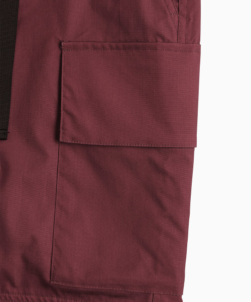 GRADIENT CONVERTIBLE HIKING PANTS - 2 COLORS RED