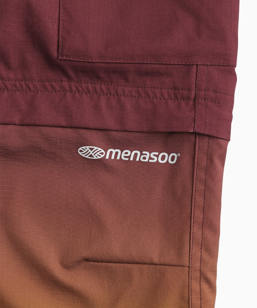 GRADIENT CONVERTIBLE HIKING PANTS - 2 COLORS RED