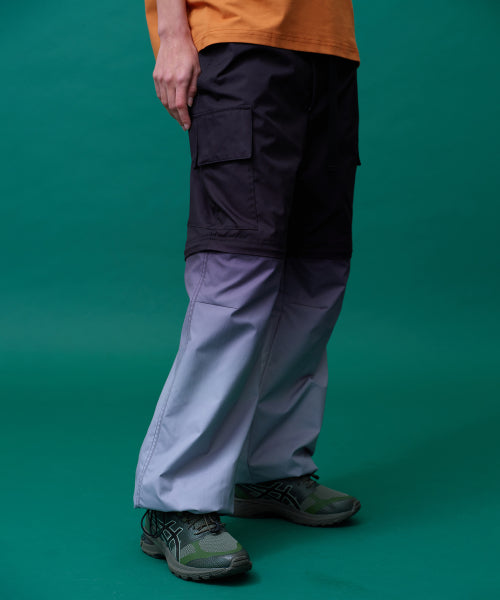GRADIENT CONVERTIBLE HIKING PANTS - 2 COLORS BLACK