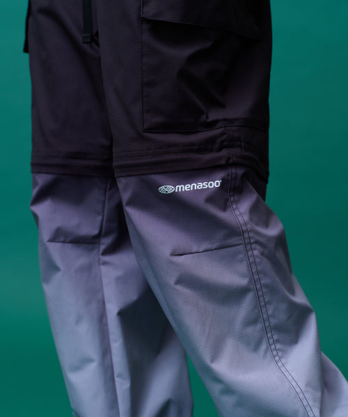 GRADIENT CONVERTIBLE HIKING PANTS - 2 COLORS BLACK