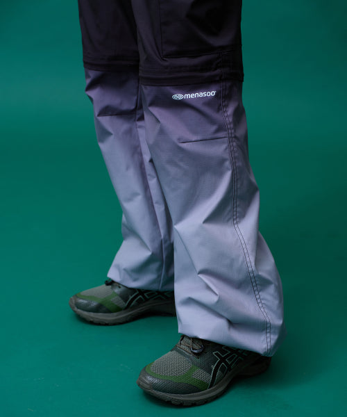 GRADIENT CONVERTIBLE HIKING PANTS - 2 COLORS BLACK