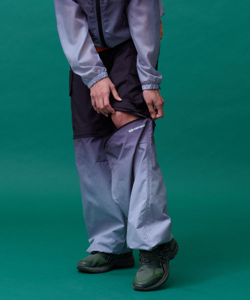 GRADIENT CONVERTIBLE HIKING PANTS - 2 COLORS BLACK