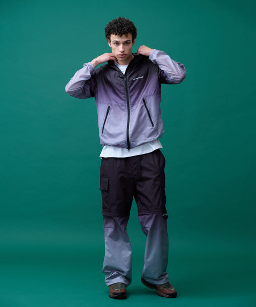 GRADIENT CONVERTIBLE HIKING PANTS - 2 COLORS BLACK